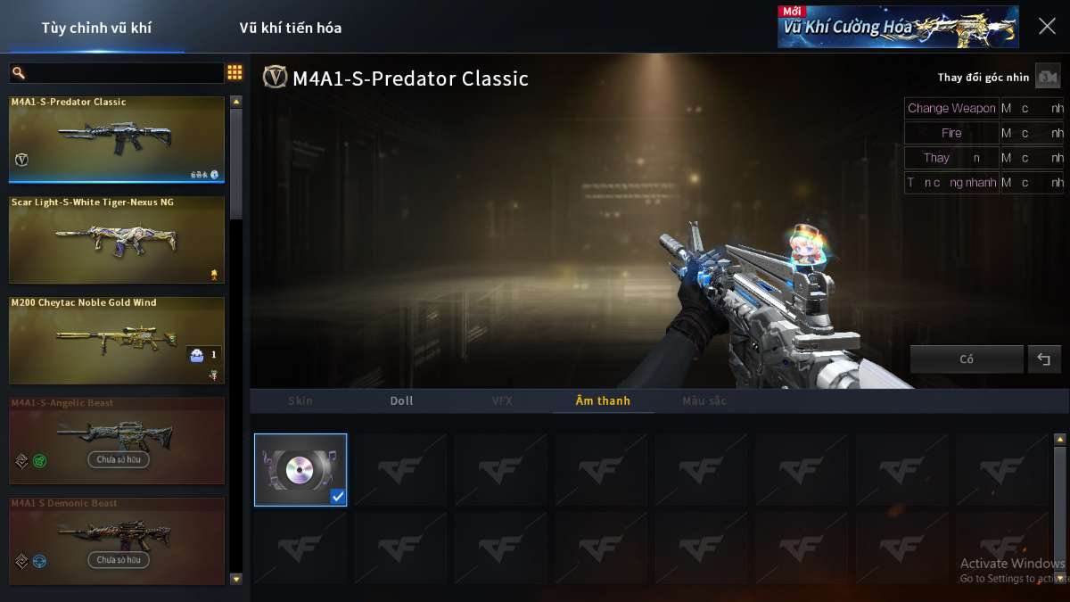 shop acc cf uy tin gia re